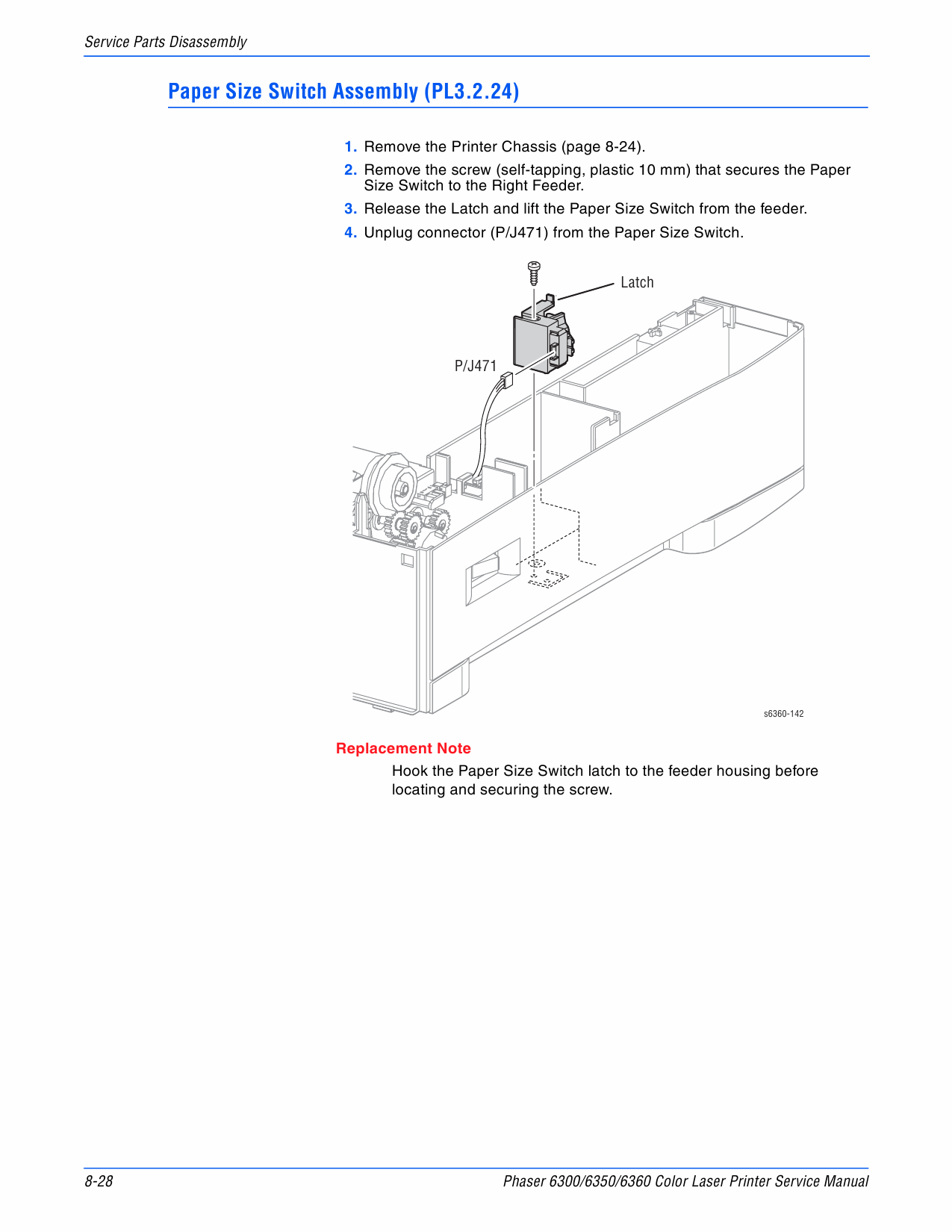 Xerox Phaser 6300 6350 6360 Parts List and Service Manual-4